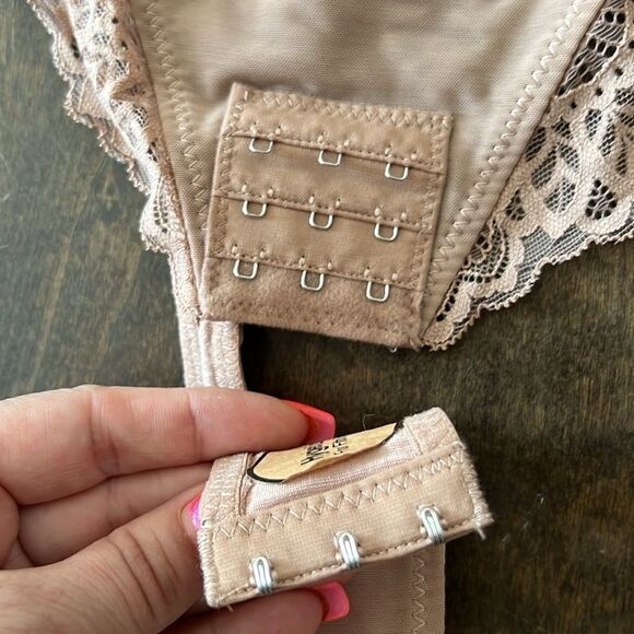 Popilush Lace Shapewear Bodysuit Tummy Control Backless V Neck Thongs Sh… - Picture 9 of 14